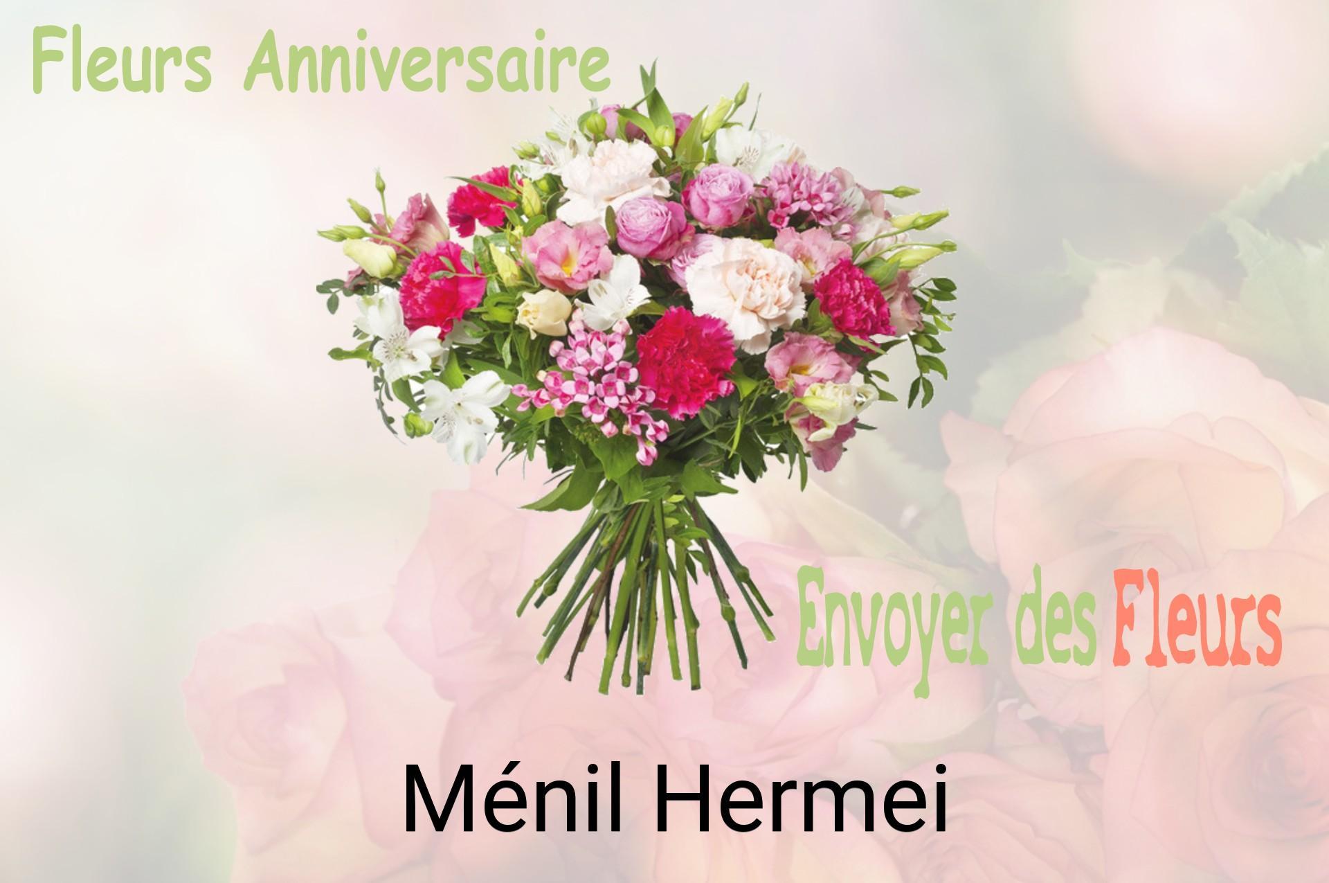 Bouquet de fleurs d’anniversaire livré à Ménil-Hermei