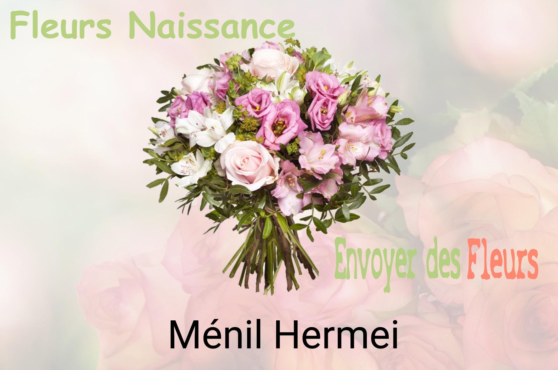 Bouquet de fleurs de naissance livré à Ménil-Hermei