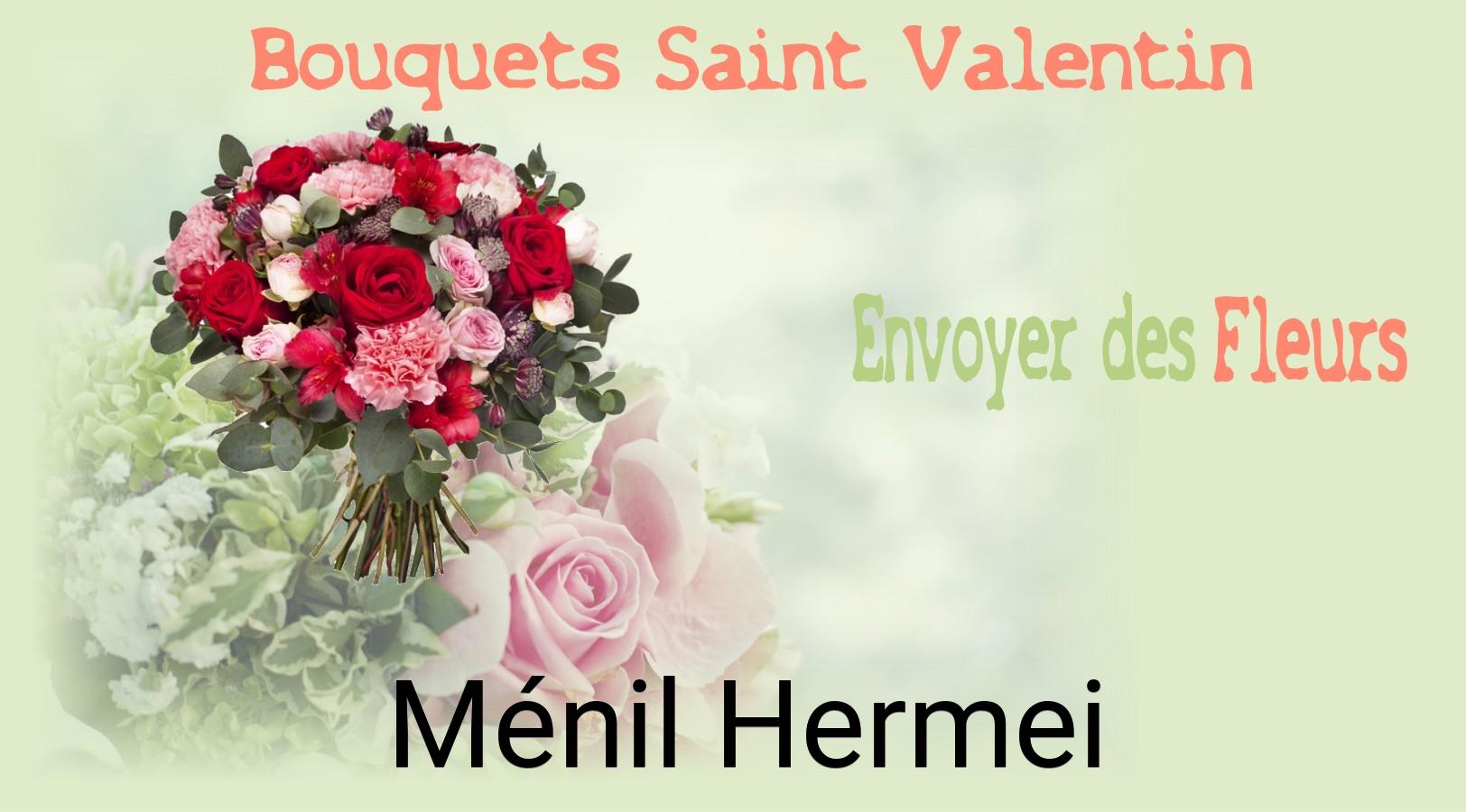 Roses de Saint-Valentin livrées à Ménil-Hermei